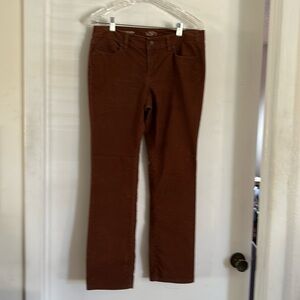 Loft corduroy jeans, 8P, cocoa, straight leg